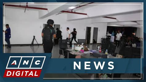Alleged prostitution den found in raided POGO hub in Parañaque.